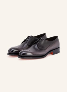 Santoni Šněrovací Boty Imperialde šedá