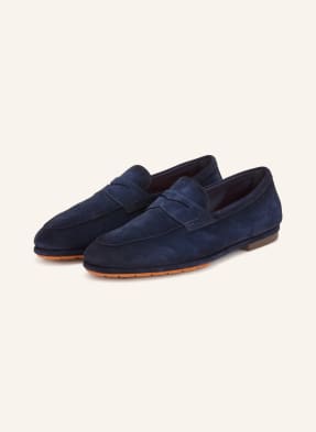 Santoni Penny Mokasíny Carlo tmavě modrá