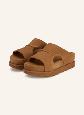 Ugg Pantoletten Goldenstar Hi braun
