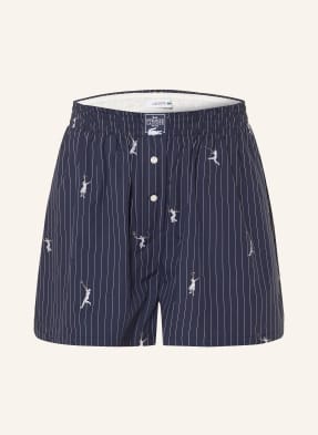 Lacoste Jacquard-Shorts blau