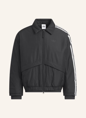 Adidas Originals Oversizedová Bunda Premium 3s Mens Pad černá / bílá