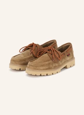 Clarks Lodní Boty Cleyhill hnědá / khaki