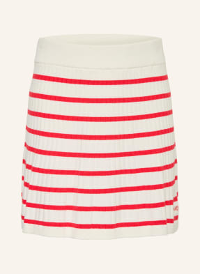 Tommy Hilfiger Pletená Sukně bílá / červená