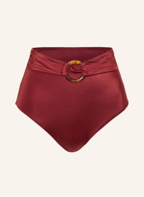 Tommy Hilfiger Bikiny S Vysokým Pasem tmavě červená