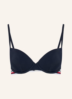 Tommy Hilfiger Push-Up Bikiny tmavě modrá / červená / bílá
