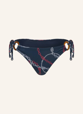 Tommy Hilfiger Trojúhelníkové Bikiny tmavě modrá / tmavě červená / bílá