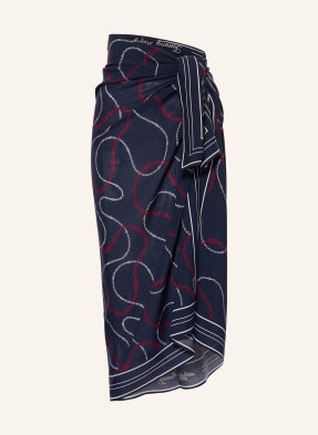 Tommy Hilfiger Pareo tmavě modrá / tmavě červená / bílá