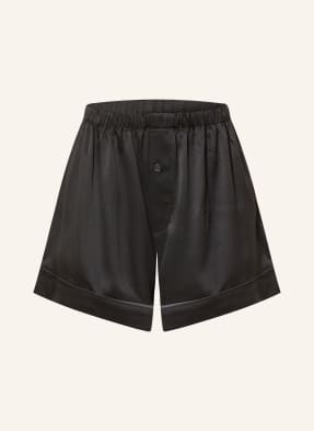 Calvin Klein Schlafshorts Satin Sheen Aus Satin schwarz