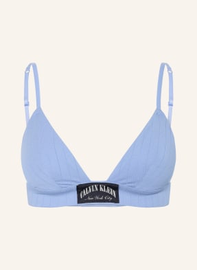 Calvin Klein Triangel-Bh Heritage Classic Cotton Stretch blau