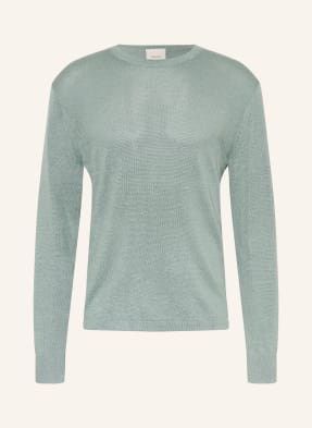 Calvin Klein Pullover Mit Leinen blau