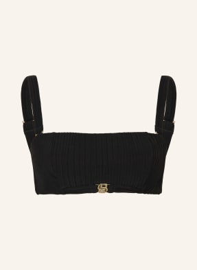 Boss Bandeau-Bikini-Top Double B schwarz