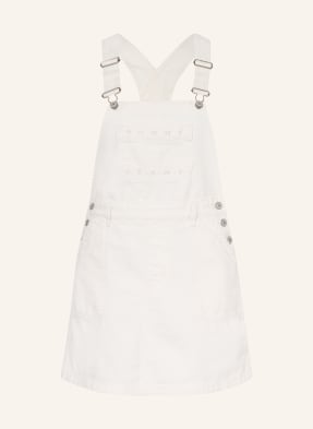 Tommy Jeans Džínové Šaty S Laclem 1d0 denim white