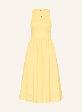 Tommy Jeans Kleid Im Materialmix gelb