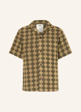 Oas Resortová Košile Forti Cuba Comfort Fit Z Froté khaki / béžová