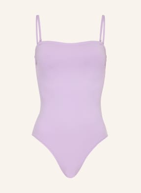 Vilebrequin Plavky S Bandeau Topem Solid Facette světle fialová