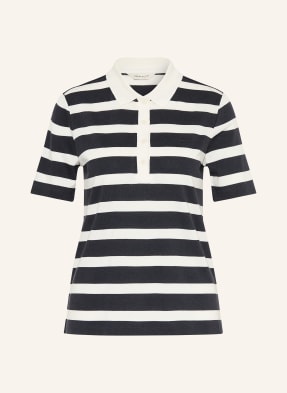 Gant Jerseyové Polo Tričko tmavě modrá / bílá