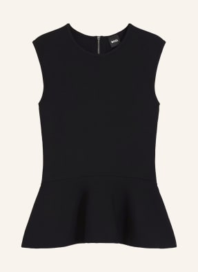 Boss Jerseytop Fillo schwarz