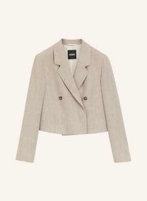 Boss Blazer Jojeka Mit Leinen beige