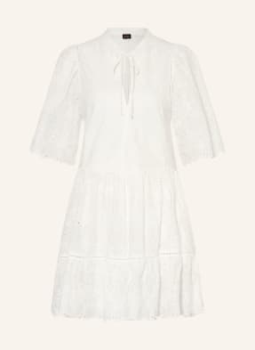 Boss Kleid Denvita Aus Lochspitze Mit 3/4-Arm weiss