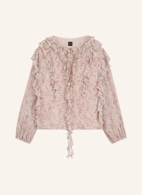 Boss Blusenshirt Borma Mit Volants rosa