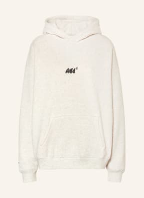 Another Cotton Lab Oversized Mikina S Kapucí světle šedá / šedá / černá