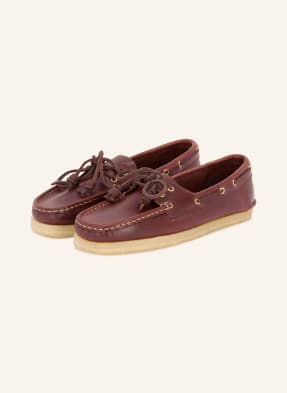 Clarks Originals Lodní Boty Godney tmavě hnědá