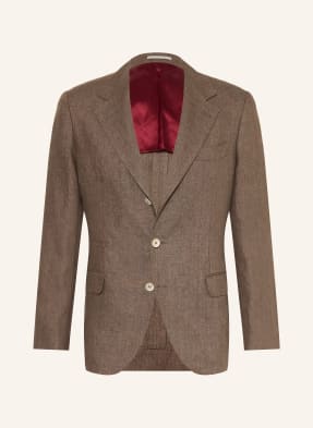 Brunello Cucinelli Sako Extra Slim Fit Z Lnu c089 nocciola