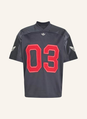Adidas Originals Tričko Originals Football Jersey tmavě šedá / červená / bílá