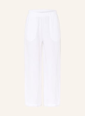 Maerz Muenchen 7/8-Hose Aus Leinen weiss