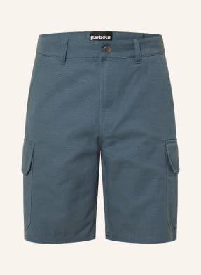 Barbour Kargo Šortky Draftmen Relaxed Fit petrolejová