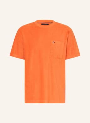 Tommy Hilfiger Tričko Z Froté oranžová