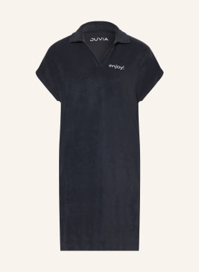 Juvia Frottee-Polokleid Selina blau
