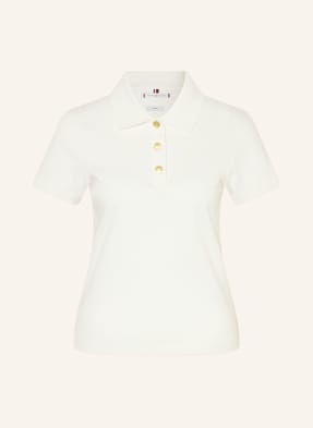 Tommy Hilfiger Polo Tričko Z Džerzeje krémová