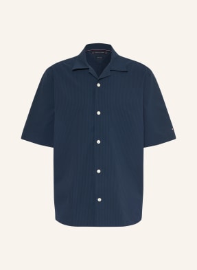 Tommy Hilfiger Resortová Košile Relaxed Fit tmavě modrá / černá