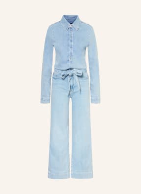 7 For All Mankind Jeans-Jumpsuit Tailored Jumpsuit Ankle blau