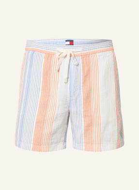 Tommy Jeans Šortky krémová / oranžová / modrá