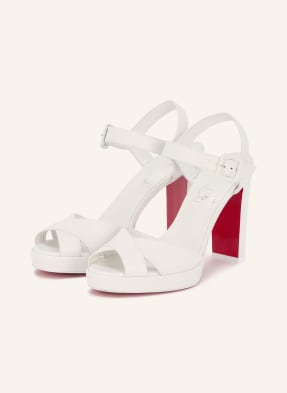 Christian Louboutin Sandály Cora 100 bílá