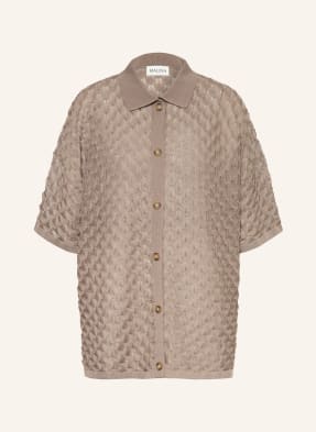 Malina Oversized Pletená Blůza Moa černošedá
