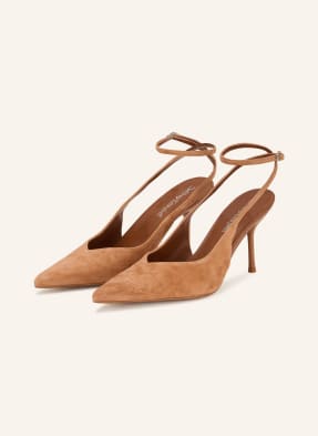 Jeffrey Campbell Lodičky S Páskem Executive koňaková