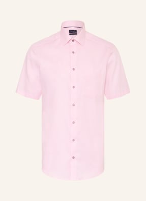 Olymp Košile S Krátkým Rukávem Luxor Modern Fit růžová