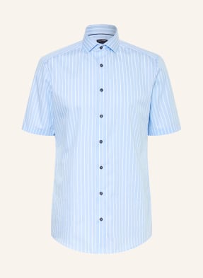 Olymp Kurzarm-Hemd Luxor Modern Fit blau