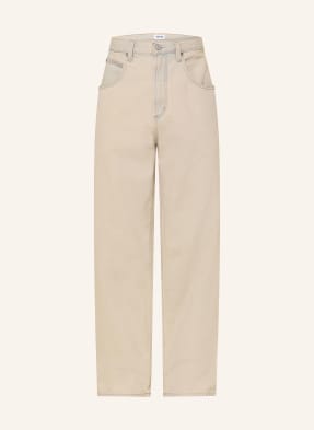 Agolde Džíny Fusion Regular Fit brnk burnished khaki (md khaki wsh