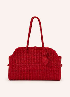 Jacquemus Handtasche Le Turismo Raphia rot