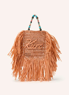 Kurt Geiger Handtasche Kurt Mini Mit Schmuckperlen orange