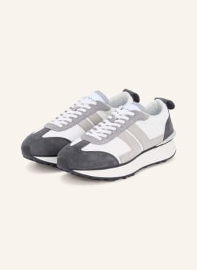 Lanvin Teniska Bumpr světle šedá / černošedá / bílá