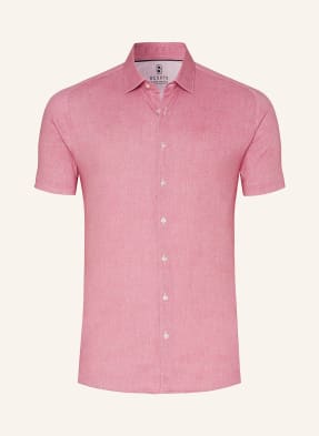 Desoto Košile S Krátkým Rukávem Slim Fit Z Jersey světle červená