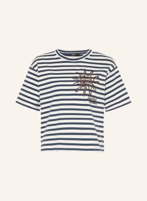 Weekend Max Mara Tričko Sabato krémová / tmavě modrá