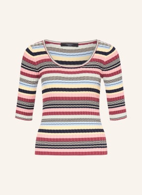 Weekend Max Mara Svetr Guglia S 3/4 Rukávem tmavě červená / žlutá / modrá