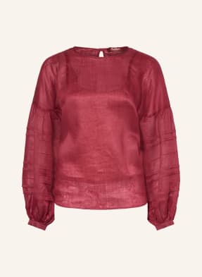 Max Mara Studio Blůza Paese tmavě červená