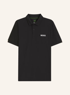 Boss Funktions-Poloshirt schwarz